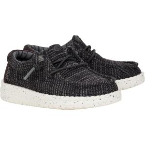 imageHEYDUDE Kids Wally Stretch SoxBlackWhite