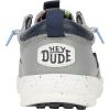 imageHEYDUDE Mens Wally Golf Essentials  Lightweight Mesh Golf Shoes  Breathable Spikeless Traction  Easy On Comfort FitMonument GreyWhite