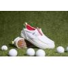 imageHEYDUDE Mens Wally Golf Essentials  Lightweight Mesh Golf Shoes  Breathable Spikeless Traction  Easy On Comfort FitWhiteWood Ash
