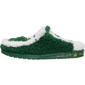 imageHEYDUDE Mens Wally Elf SlipOn Loafers  Festive Pine Green Holiday Shoes  Faux Shearling Cozy Lightweight Casual StylePine Green