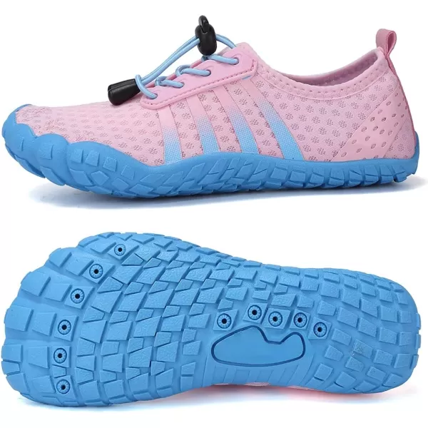 CIOR Boys ampamp Girls Water Shoes Sports Aqua Athletic Sneakers Lightweight Sport ShoesToddlerLittle KidBig Kid14bluepink