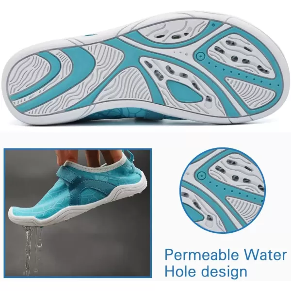 CIOR Kids Water Shoes Boys ampamp Girls Lightweight Sport Shoes Aqua Athletic ToddlerLittle KidBig KidWblue