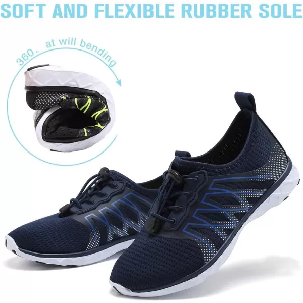 CIOR Kids Water Shoes Boys ampamp Girls Sports Aqua Athletic Sneakers Lightweight Sport ShoesLittle KidBig Kid5navy