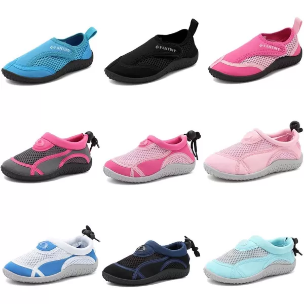 CIOR Toddler Kid Water Shoes Aqua Shoe Swimming Pool Beach Sports Athletic Shoes for Girls and Boys U120STHSXClassicpink27