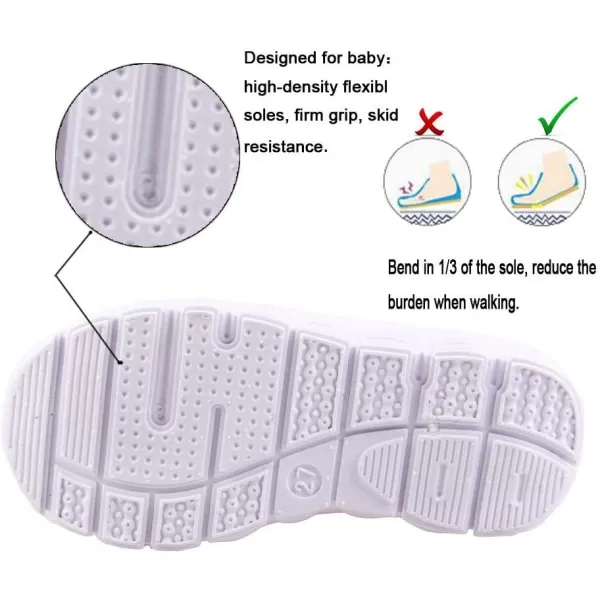 CIOR Toddler Kids Water Shoes Breathable Mesh Running Sneakers Sandals for Boys Girls Running Pool Beach U120STWXTPink26