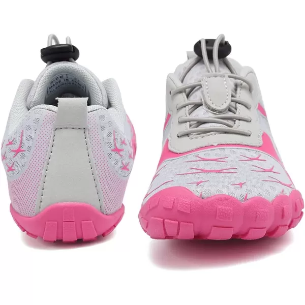 CIOR Kids Sneakers Boys Girls Lightweight Sport Shoes for Running Walking Water ShoesGraypink