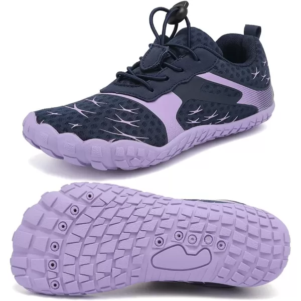 CIOR Kids Sneakers Boys Girls Lightweight Sport Shoes for Running Walking Water ShoesNavypurple