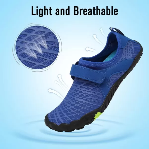 CIOR Kids Water Shoes Boys amp Girls Lightweight Sport Shoes Aqua Athletic ToddlerLittle KidBig Kid625dblue