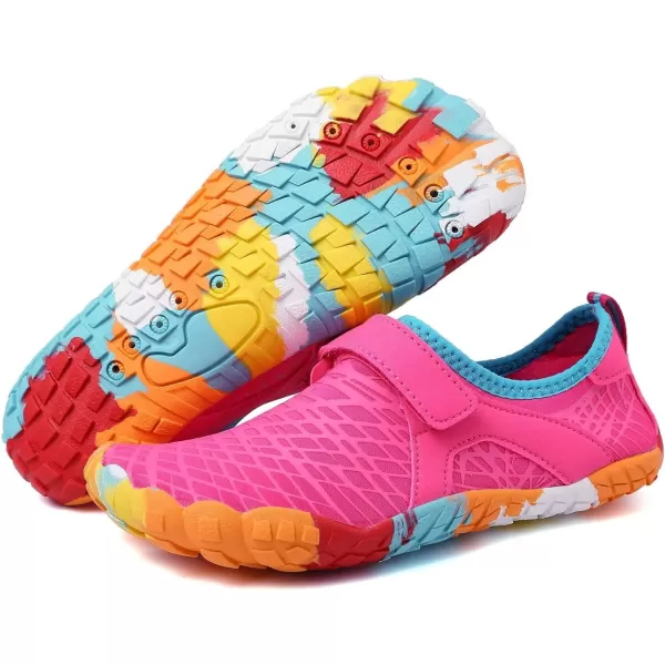 CIOR Kids Water Shoes Boys amp Girls Lightweight Sport Shoes Aqua Athletic ToddlerLittle KidBig Kid625rosered