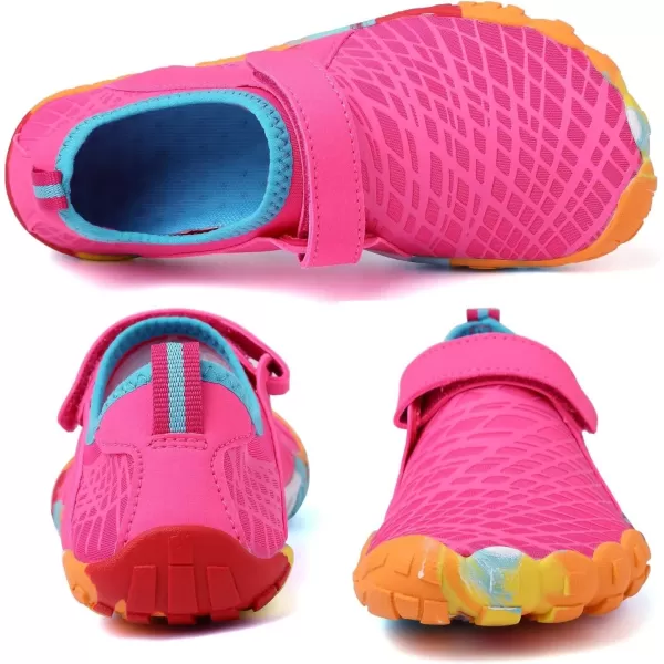 CIOR Kids Water Shoes Boys amp Girls Lightweight Sport Shoes Aqua Athletic ToddlerLittle KidBig Kid625rosered