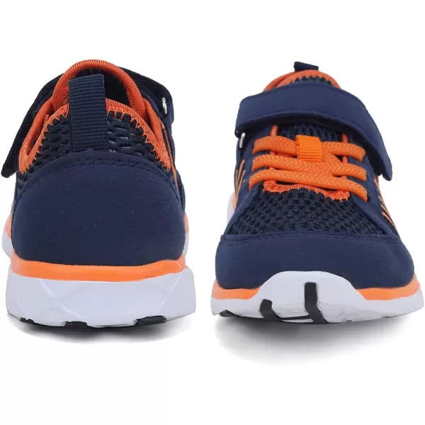 CIOR Kids Water Shoes Boys amp Girls Sports Aqua Athletic Sneakers Lightweight Sport ShoesLittle KidBig KidNavyorange