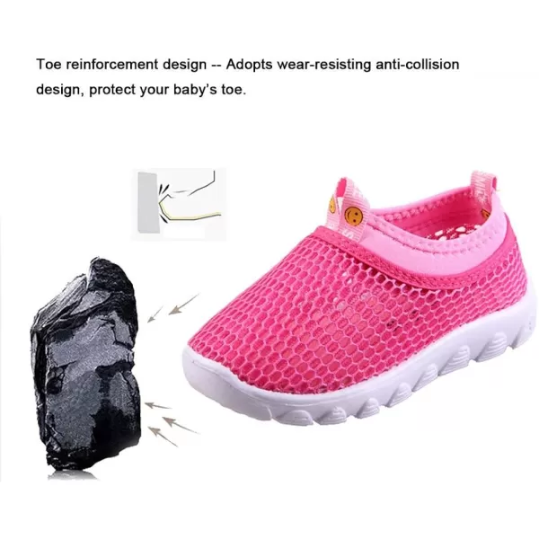 CIOR Toddler Kids Water Shoes Breathable Mesh Running Sneakers Sandals for Boys Girls Running Pool Beach U120STWXTPink26CIOR Toddler Kids Water Shoes Breathable Mesh Running Sneakers Sandals for Boys Girls Running Pool Beach U120STWXTPink26