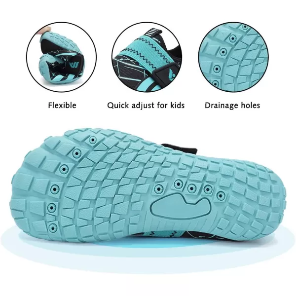 CIOR Water Shoes for Kids Boy amp Girls Water Shoes Quick Drying Sports Aqua Athletic Sneakers Lightweight Sport Shoes2green 02