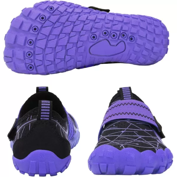 CIOR Water Shoes for Kids Boy amp Girls Water Shoes Quick Drying Sports Aqua Athletic Sneakers Lightweight Sport Shoes2purple