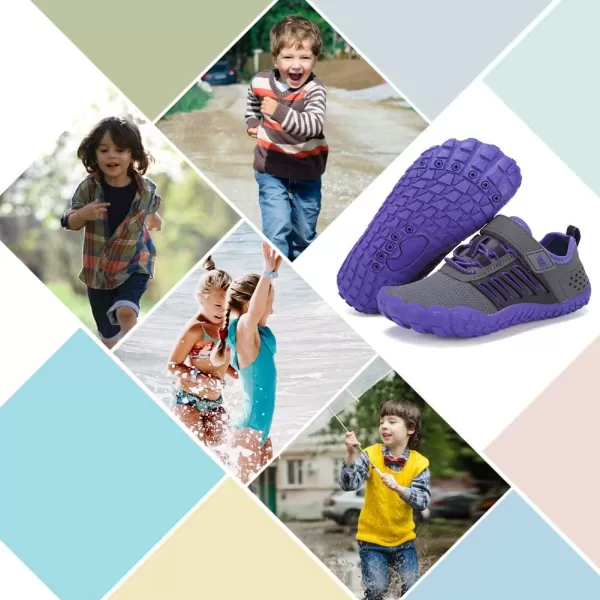 CIOR Water Shoes for Kids Boy amp Girls Water Shoes Quick Drying Sports Aqua Athletic Sneakers Lightweight Sport Shoes3purple