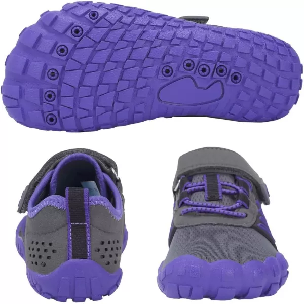 CIOR Water Shoes for Kids Boy amp Girls Water Shoes Quick Drying Sports Aqua Athletic Sneakers Lightweight Sport Shoes3purple