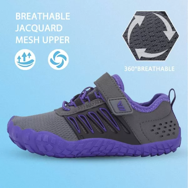 CIOR Water Shoes for Kids Boy amp Girls Water Shoes Quick Drying Sports Aqua Athletic Sneakers Lightweight Sport Shoes3purple