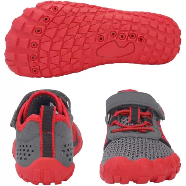 CIOR Water Shoes for Kids Boy amp Girls Water Shoes Quick Drying Sports Aqua Athletic Sneakers Lightweight Sport Shoes3red