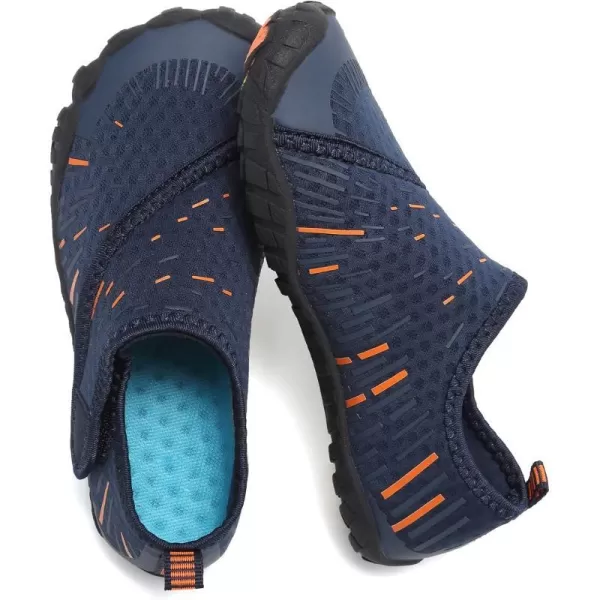 CIOR Kids Boys amp Girls Water Shoes Sports Aqua Athletic Sneakers Lightweight Sport Fast Dry ShoesToddlerLittle KidBig Kid11navyorange