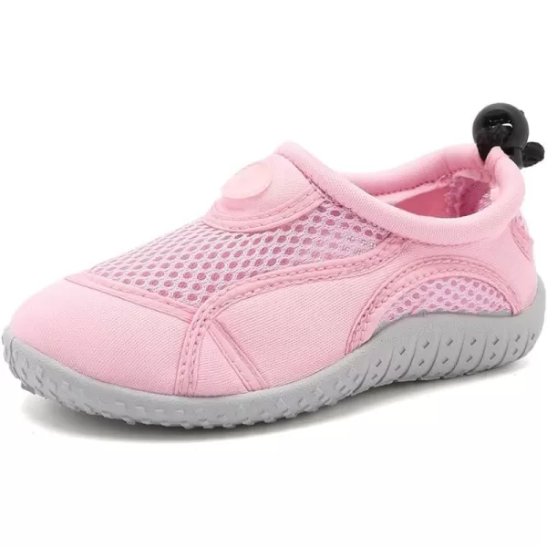 CIOR Toddler Kid Water Shoes Aqua Shoe Swimming Pool Beach Sports Athletic Shoes for Girls and BoysClassic20lightpink