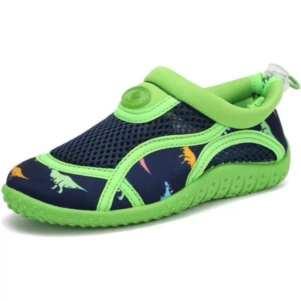 CIOR Toddler Kid Water Shoes Aqua Shoe Swimming Pool Beach Sports Athletic Shoes for Girls and BoysClassicddinosaur