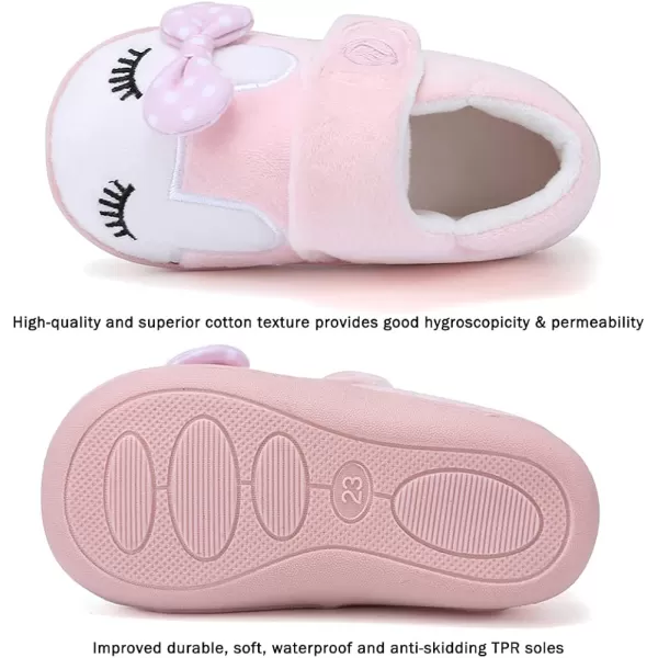 CIOR Toddler Slippers Boys Girls Socks Lightweight Comfort Slip on Kids Indoor Warm Home Shoes220rabbit