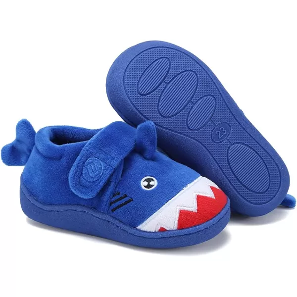 CIOR Toddler Slippers Boys Girls Socks Lightweight Comfort Slip on Kids Indoor Warm Home Shoes220shark