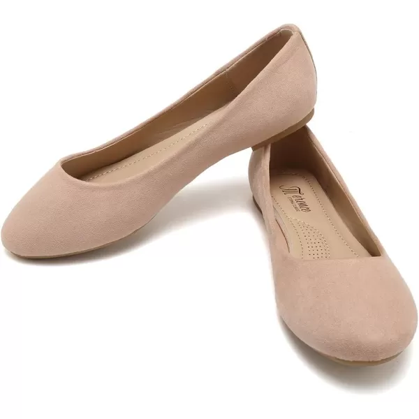 CIOR Women BalletnbspFlats Classy Simple Casual Slipon Comfort Walking Shoes20taupe