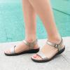 imageCIOR Leather Women Sandals with Arch Support Comfortable Memory Foam Summer Beach Sandals Shoes643pewter