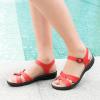imageCIOR Leather Women Sandals with Arch Support Comfortable Memory Foam Summer Beach Sandals Shoes646jcred