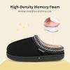 imageCIOR Boys Girls Slippers House Fuzzy Shoes Soft Slipon Slippers Slides Indoor OutdoorBlacktfx