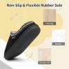 imageCIOR Boys Girls Slippers House Fuzzy Shoes Soft Slipon Slippers Slides Indoor OutdoorBlacktfx