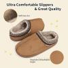 imageCIOR Boys Girls Slippers House Fuzzy Shoes Soft Slipon Slippers Slides Indoor OutdoorChestnuttfx