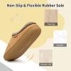 imageCIOR Boys Girls Slippers House Fuzzy Shoes Soft Slipon Slippers Slides Indoor OutdoorLight Browntfx