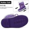 imageCIOR Kids Snow Boots Girls Boys Outdoor Boots Waterproof for Toddler Warm Boots with Fur Lined ToddlerLittle Kids U120WXZ003Purple29