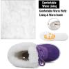 imageCIOR Kids Snow Boots Girls Boys Outdoor Boots Waterproof for Toddler Warm Boots with Fur Lined ToddlerLittle Kids U120WXZ003Purple29