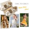 imageCIOR Toddler Girls Ballet Flats Shoes Ballerina Bowknot Jane Mary Princess Dress Shoes for Wedding Party SchoolJgolden