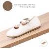 imageCIOR Toddler Girls Ballet Flats Shoes Ballerina Bowknot Jane Mary Princess Dress Shoes for Wedding Party SchoolJwhite