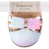 imageCIOR Toddler Girls Ballet Flats Shoes Ballerina Bowknot Jane Mary Princess Dress Shoes for Wedding Party SchoolRainbowgradient