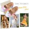 imageCIOR Toddler Girls Ballet Flats Shoes Ballerina Bowknot Jane Mary Princess Dress Shoes for Wedding Party SchoolRainbowgradient
