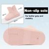 imageCIOR Toddler Snow Boots for Girls Boys Winter Warm Kids Button Boots Outdoor Shoes013spink