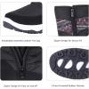 imageCIOR Womens Snow Boots Winter WaterResistant Fur Lined Frosty AntiSlip Warm Snow Boots U120WMX004Black38