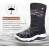 imageCIOR Womens Snow Boots Winter WaterResistant Fur Lined Frosty AntiSlip Warm Snow Boots U120WMX004Black38