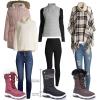 imageCIOR Womens Snow Boots Winter WaterResistant Fur Lined Frosty AntiSlip Warm Snow Boots U120WMX004Black38