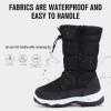 imageCIOR Womens Snow Boots Winter Waterproof Fur Lined Frosty Warm Snow Boots U119WMX001black40