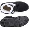 imageWomens Snow Boots Winter Suede Cotton Warm Fur Lined Ankle Boots Outdoor AntiSlip Waterproof Booties Lace Up Platform Shoes Black