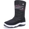 imageCIOR Womens Snow Boots Winter WaterResistant Fur Lined Frosty AntiSlip Warm Snow Boots U120WMX004Black38