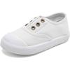 imageKids Canvas Sneaker Slipon Baby Boys Girls Casual Fashion Shoes41white