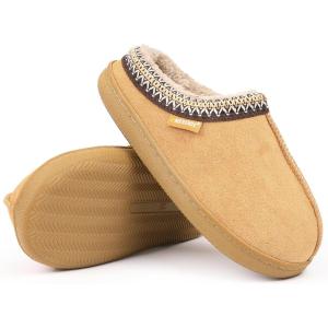 imageCIOR Boys Girls Slippers House Fuzzy Shoes Soft Slipon Slippers Slides Indoor OutdoorLight Browntfx