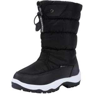imageCIOR Womens Snow Boots Winter Waterproof Fur Lined Frosty Warm Snow Boots U119WMX001black40